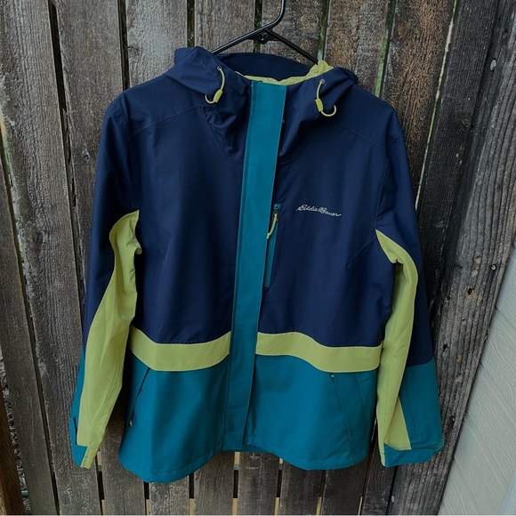 Eddie Bauer Wm’s Funski Shell Outer Layer Jacket NWOT Sz L - Picture 12 of 16